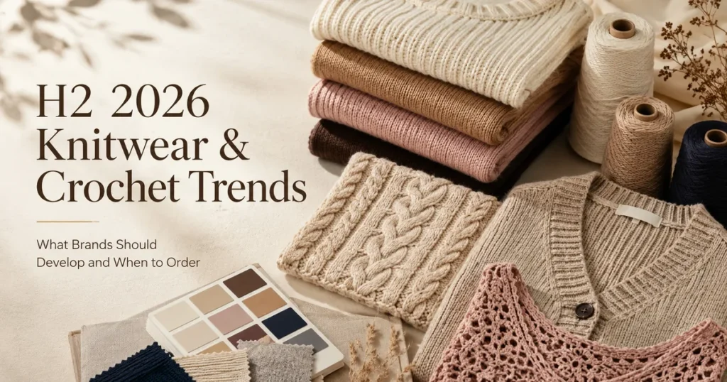 H2 2026 Knitwear & Crochet Trends + Recommended Ordering Timeline