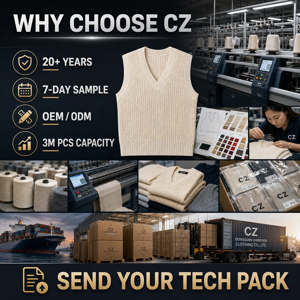 Why choose CZ Knitwear inquiry CTA image
