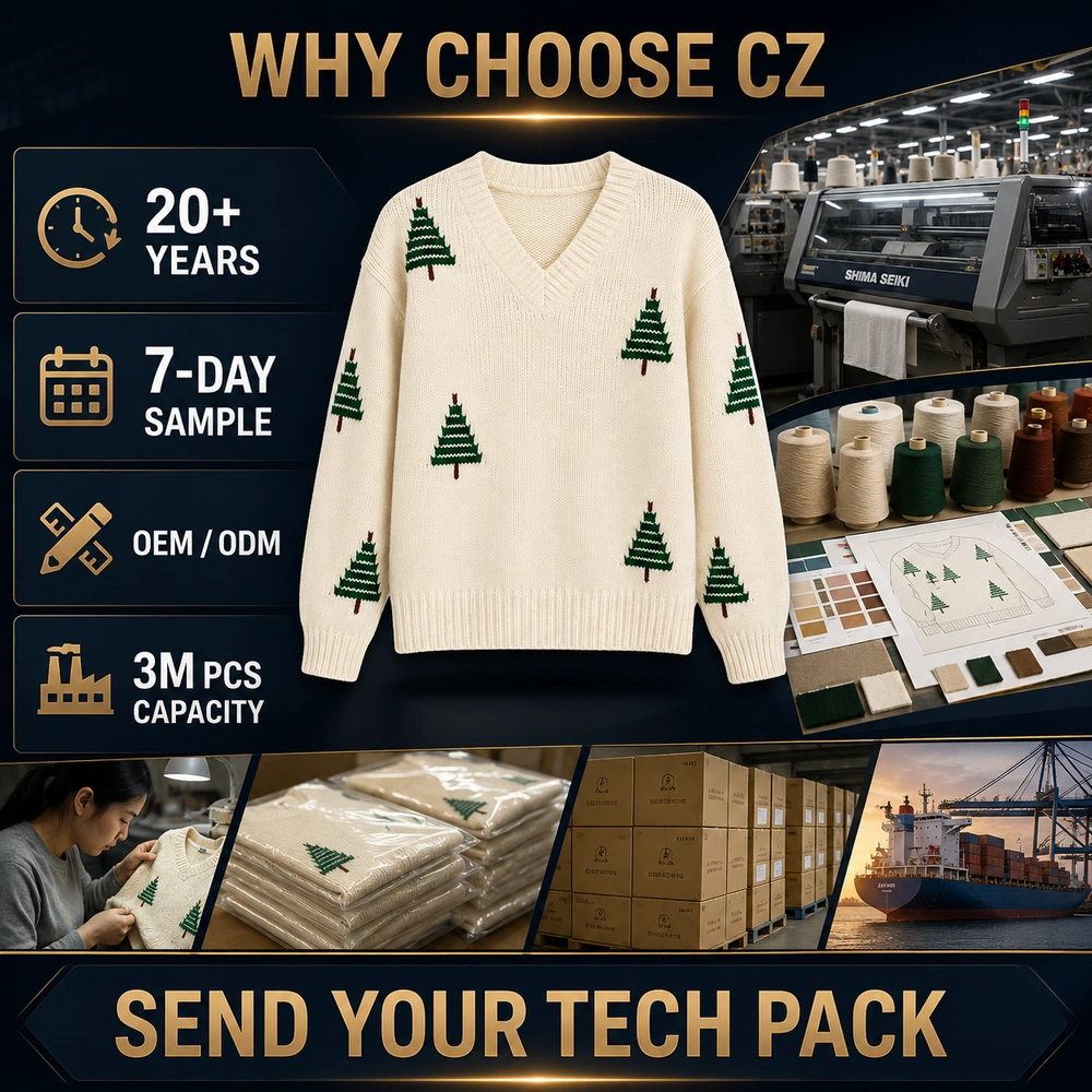Why choose CZ Knitwear inquiry CTA image