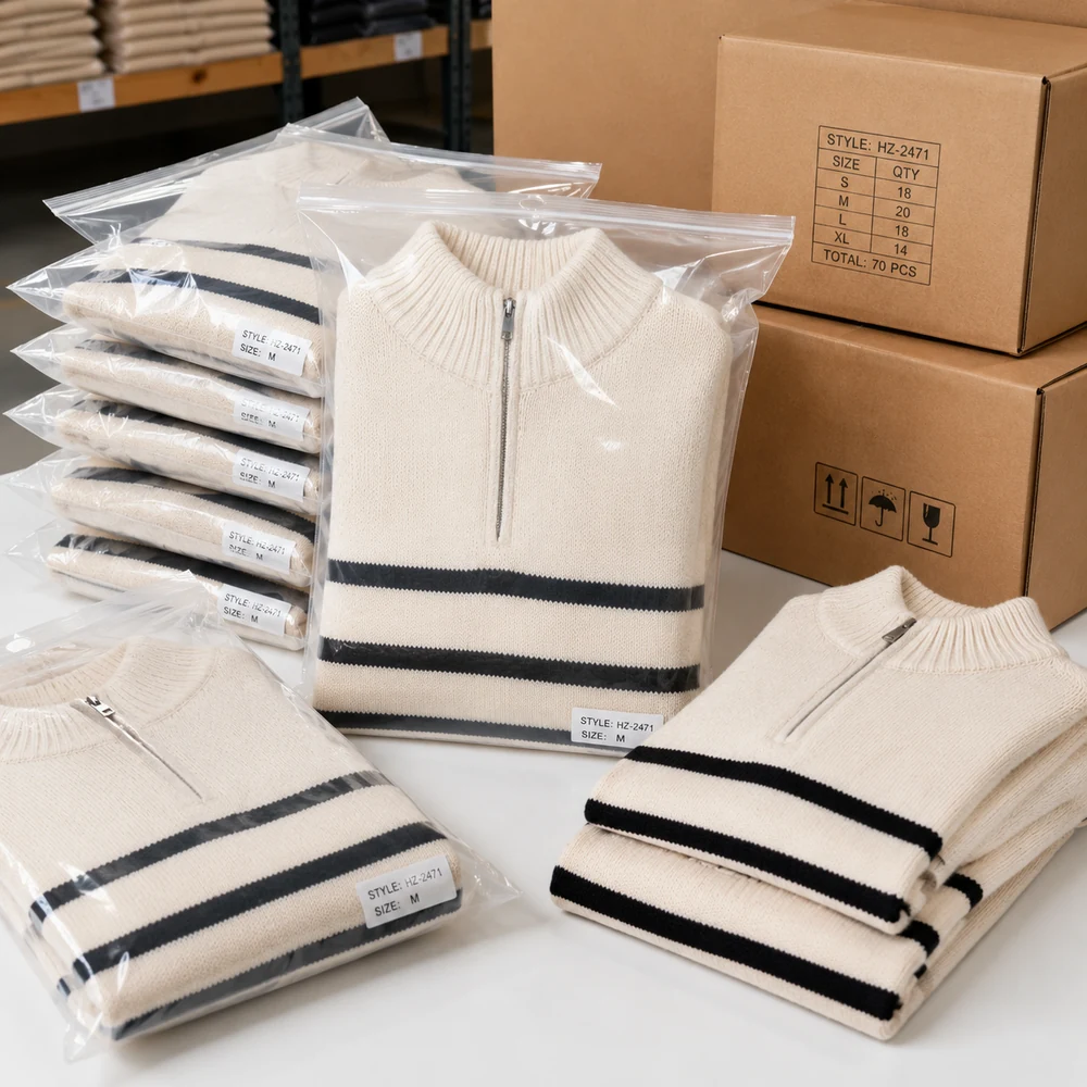 12GG nautical striped half-zip pullover packaging thumbnail