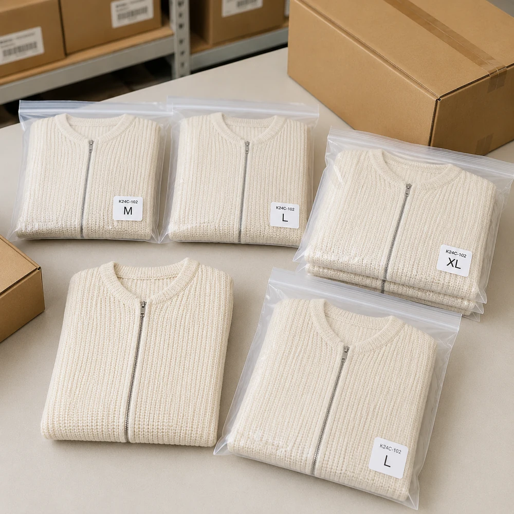 Premium 7GG Zip-Up Bomber Cardigan packaging thumbnail