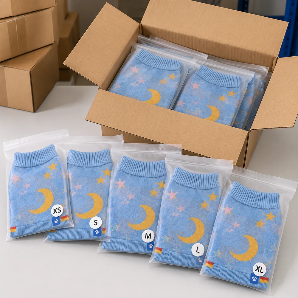 Starry Night Pet Sweater packaging thumbnail