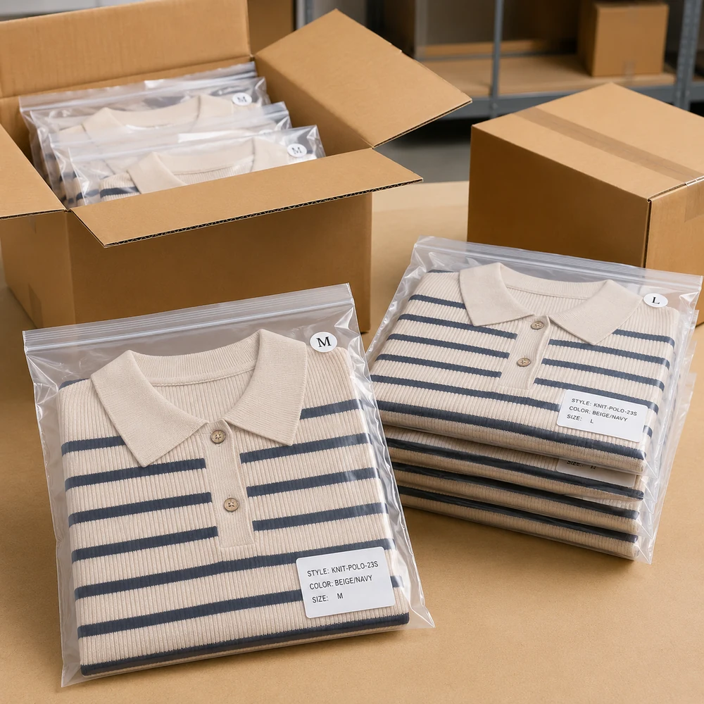 Women’s Striped Ribbed Knit Polo Top thumbnail 8