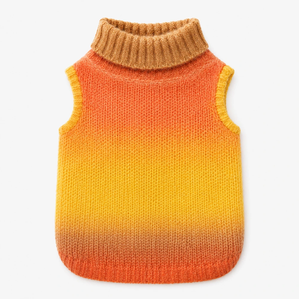 5GG Ombre Turtleneck Pet Sweater