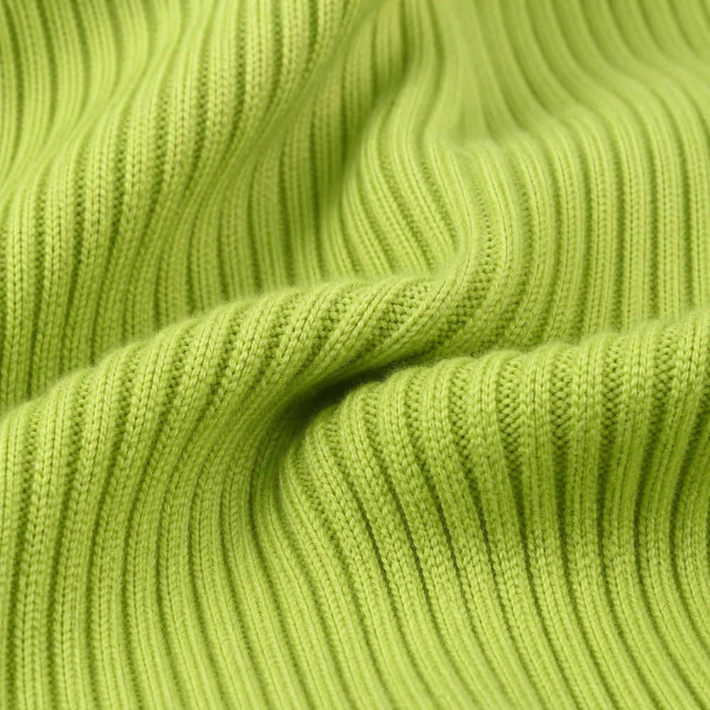 Women’s 12GG Ribbed Halter Knit Top - Knit Texture & Hand Feel