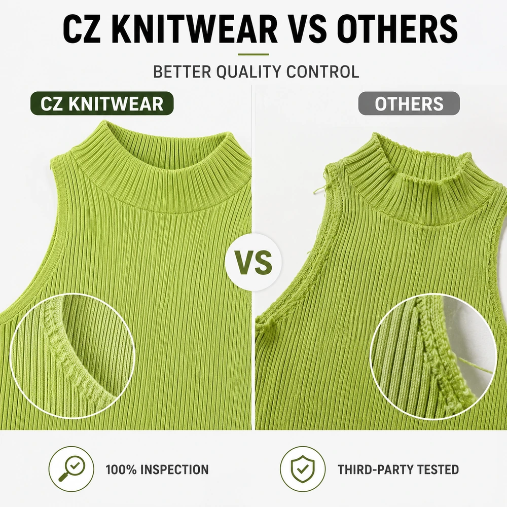 Women’s 12GG Ribbed Halter Knit Top - Additional Custom Option 04
