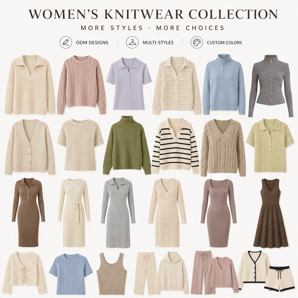 Women’s Ribbed Full-Zip Knit Jacket - Additional Custom Option 05